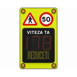 Radar preventiv afisare viteza + pictograme + text variabil 1500x900